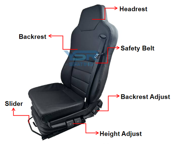 Left Hand Control Seat Detail Left Hand Control Seat Detail